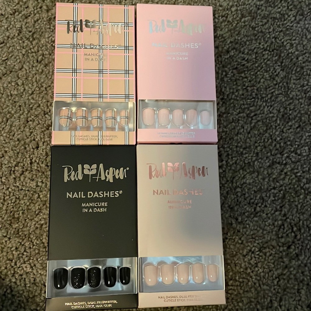 New Red Aspen Nail Dashes